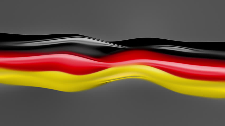 Abstract flowing flag. Germany.
Seamless loop of an abstract flag.