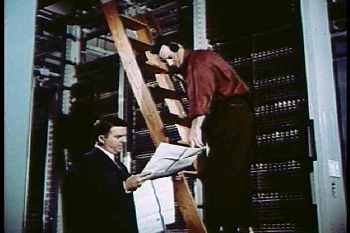 1950s - The installation of telephone cable both underground and overhead.