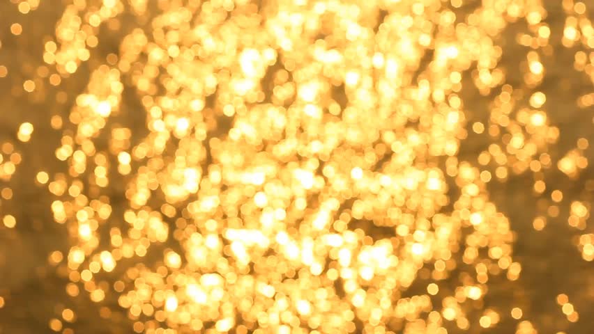 Light golden bokeh.
