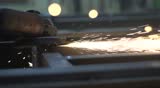 Grinder, abrasive wheel (Close up)