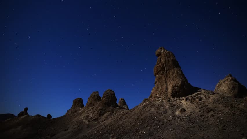 Astrophotography Time Lapse Pinnacles