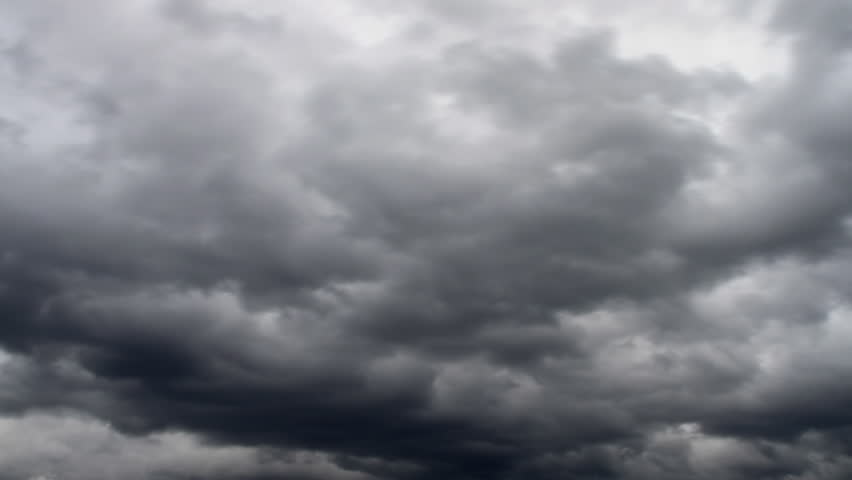 Time lapse of storm moving fast