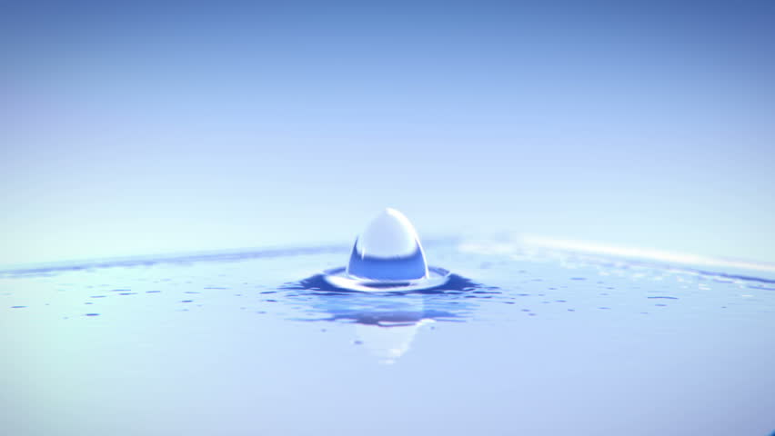water drop close-up at extreme slow motion
High resolution CG render