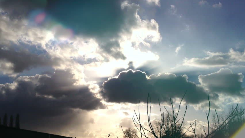 strange sky.mystic scene in nature