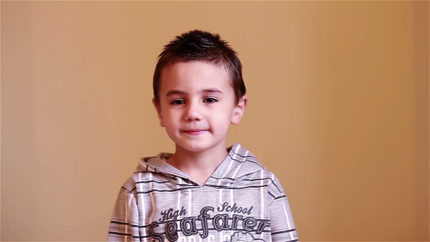 Little boy drinking milk