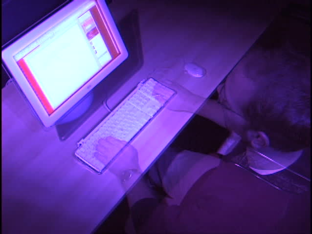 Abstract, Typing on Keyboard 2