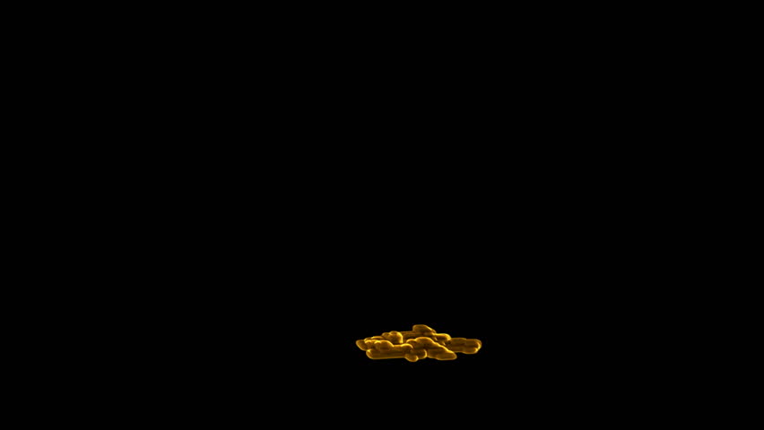 Flame with a dark background