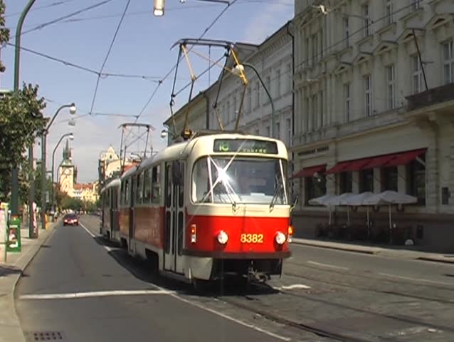 street car in prague - Czech Republic