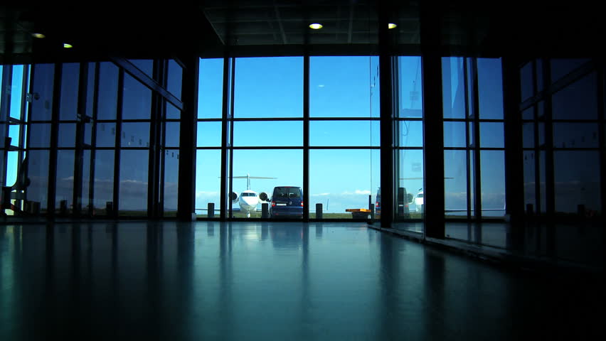 Corporate jet at an International Airport
