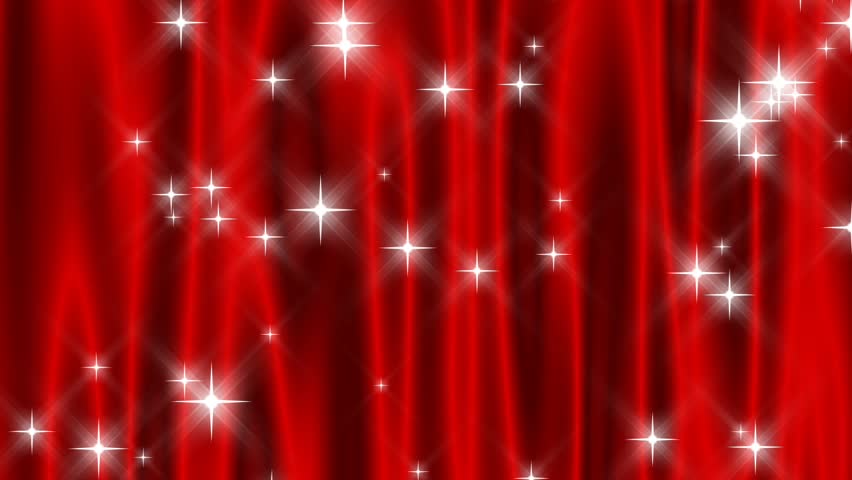 HD 720p Loop-Red starry curtain abstract with continuously falling and periodically shooting stars