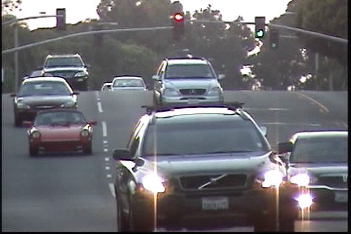 Numerous cars on the highway