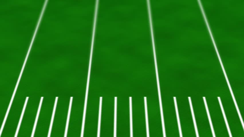 HD Gridiron Loop - Football field moves to the left seamlessly in HD 720p background loop
