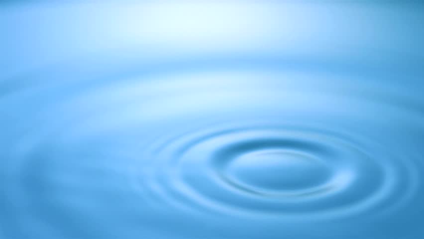 A droplet falls into water shooting with high speed camera, phantom gold.