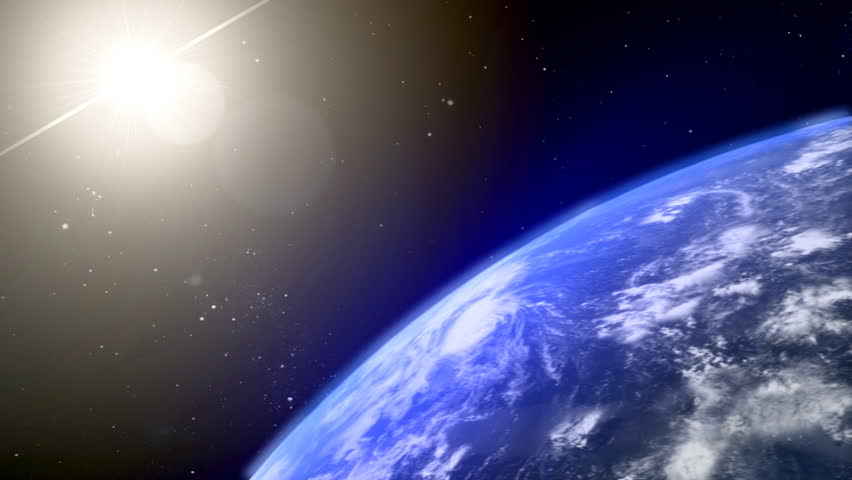 a soccer ball as asteroid is coming to the earth 