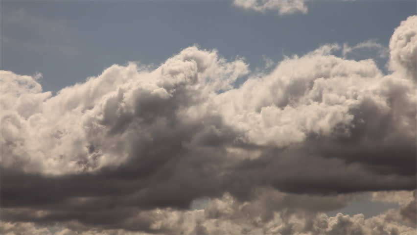 Passing Right Way, Wrong Way Green Road Sign and Majestic Time-lapse Clouds - 1920x1080 HD.