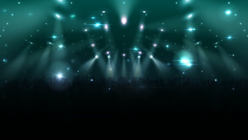 Live Concert. Crowd of cheering.