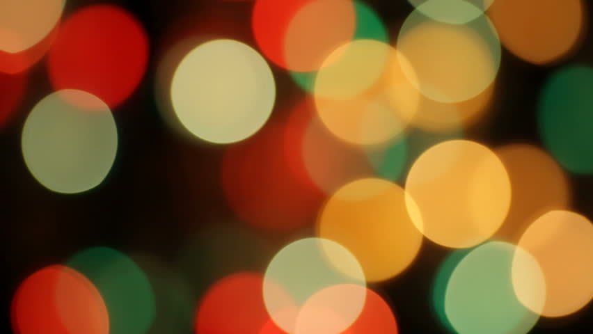 Defocused garland.