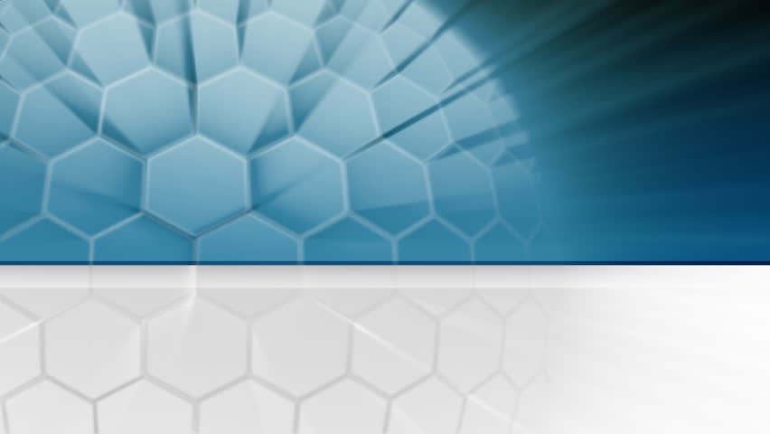 loopable shiny hexagon sphere