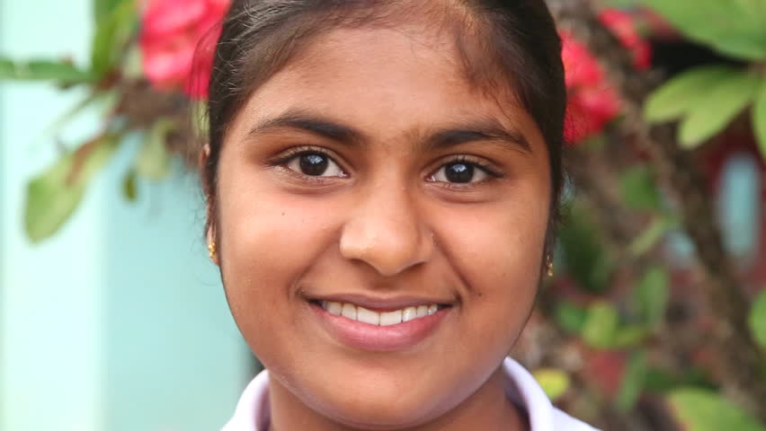 ELLA, SRI LANKA - MARCH 2014: Portrait Of Young Girl In 