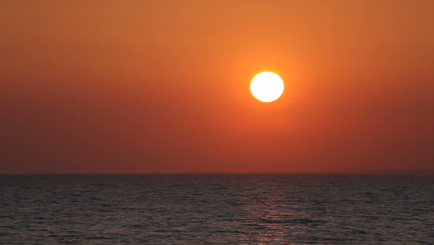 sea and sunset