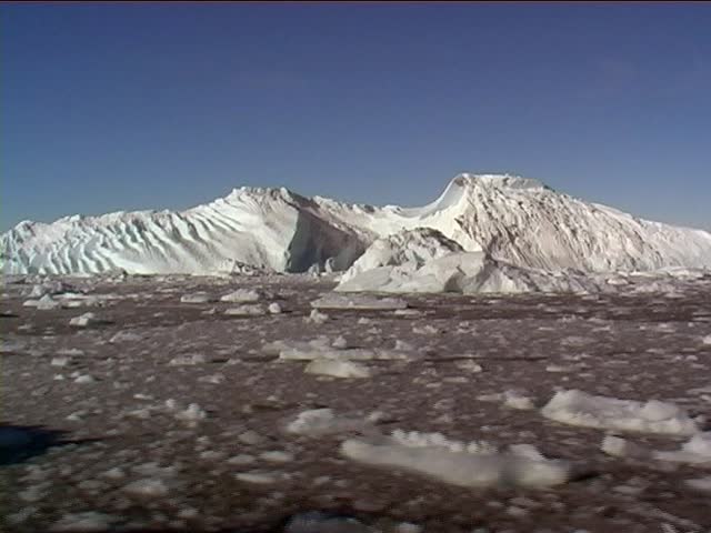 Beautiful Iceberg at Disko Bay, Ilulissat, Greenland. Taken on a beautiful sunny day.