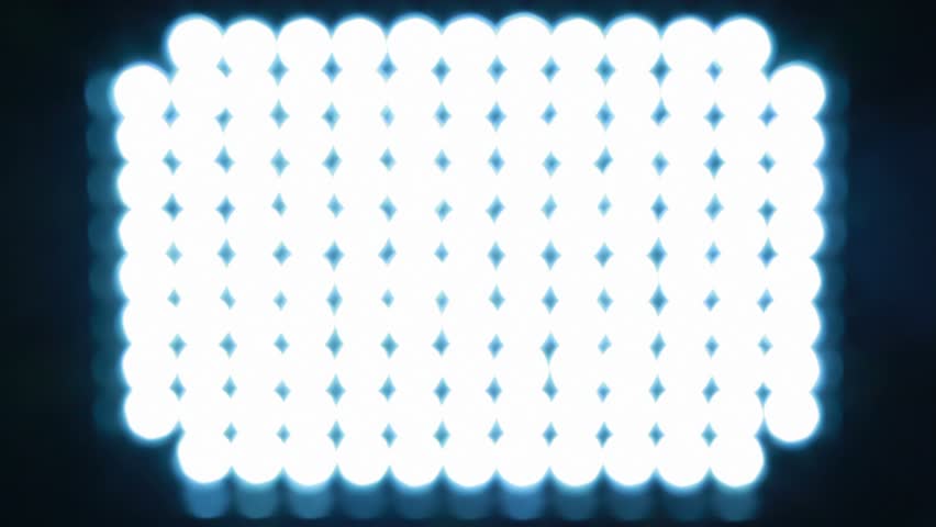 Spotlight, which consists of bright blue Light-emitting diode, change focal length