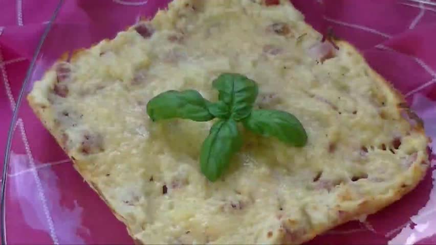 Ricotta Pie With Salami And Ham is an delicious italian meal 