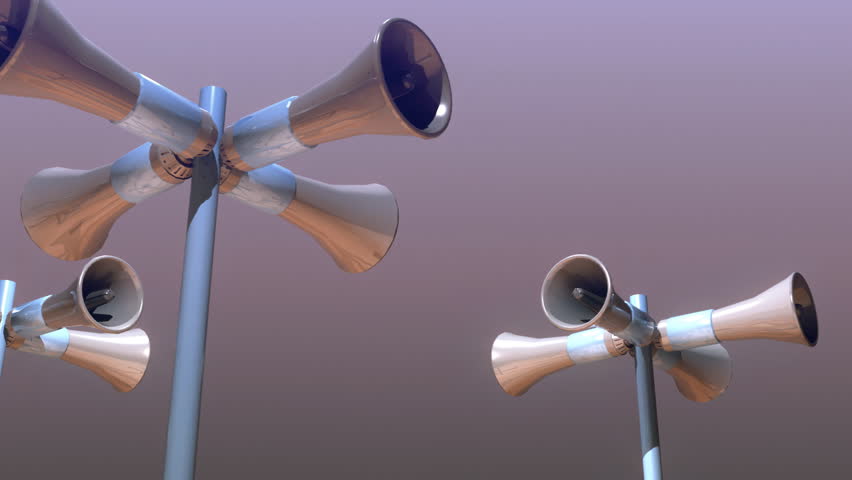 megaphone  or siren 