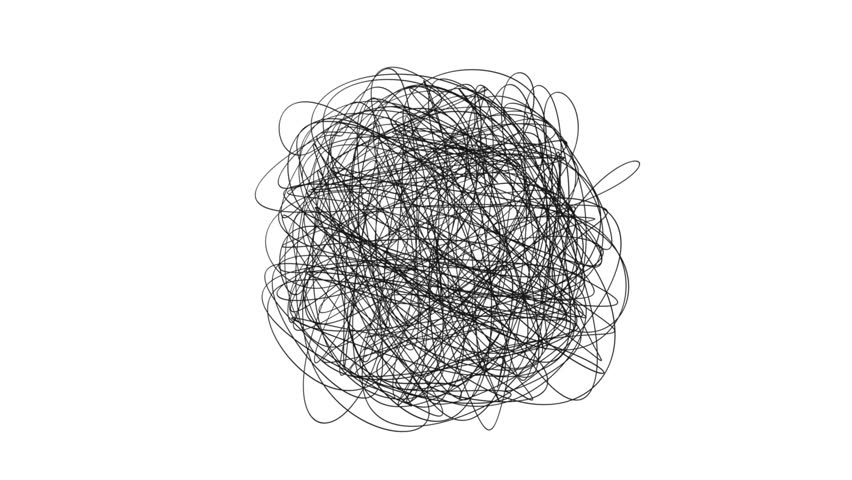 3D scribble ball rotation loop