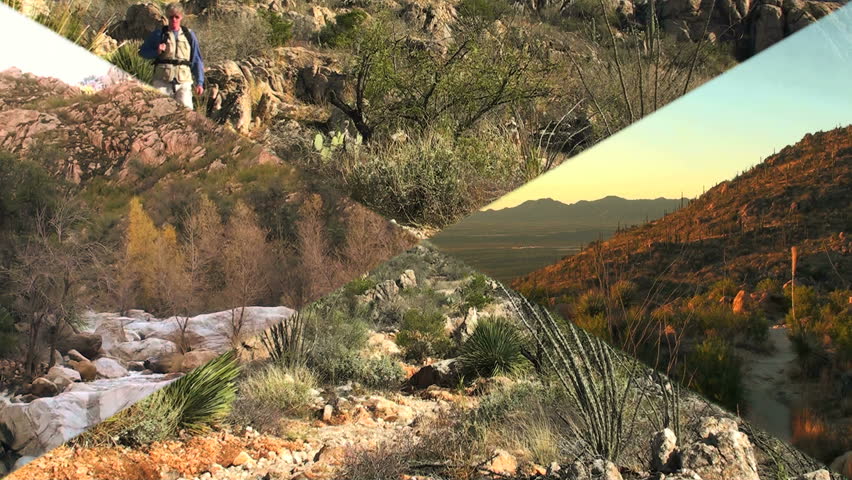 Hiking in the Southwest montage - HD