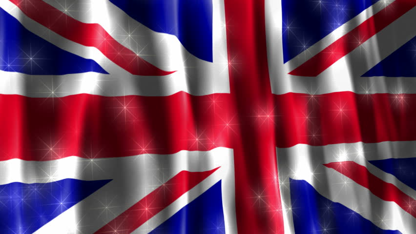 Union Jack British Sparkling Flag