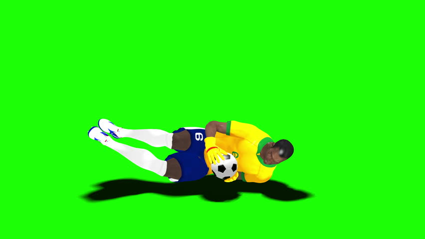Header of goalkeeper