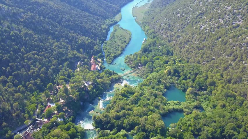 rocks-and-water-in-krka-national-park-croatia-image-free-stock-photo