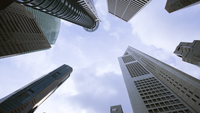 Looking at tall towers in Singapore image - Free stock photo - Public Domain photo - CC0 Images