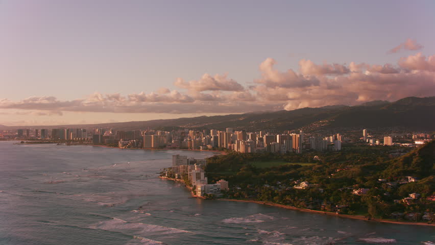 View from Waikiki Beach in Honolulu, Hawaii image - Free stock photo ...