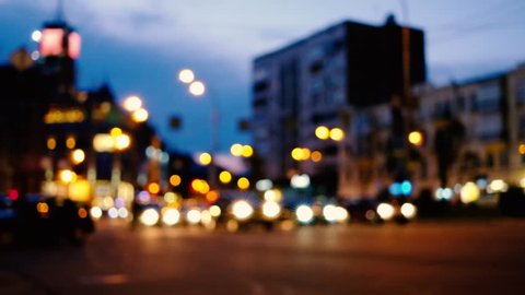 Car Traffic Night City Lights Blurred Stock Footage Video (100%  Royalty-free) 1011904772 | Shutterstock