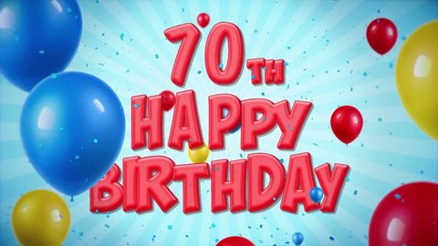 Happy 70 Th Birthday Stock Video Footage - 4K and HD Video ...
