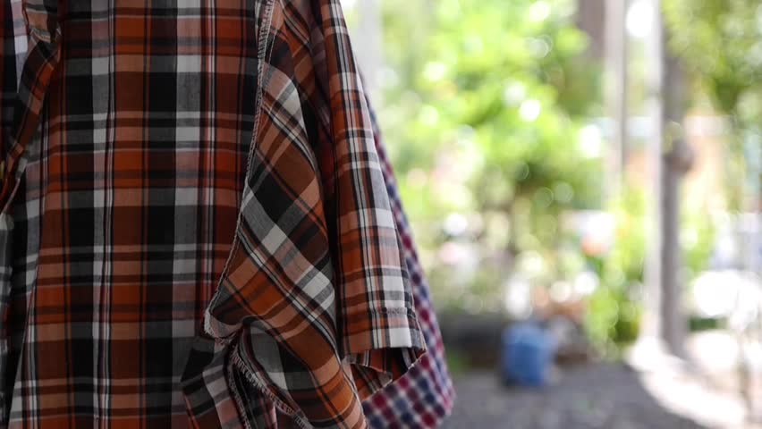 Shirt Blowing in the Wind Stock Footage Video (100% Royalty-free ...
