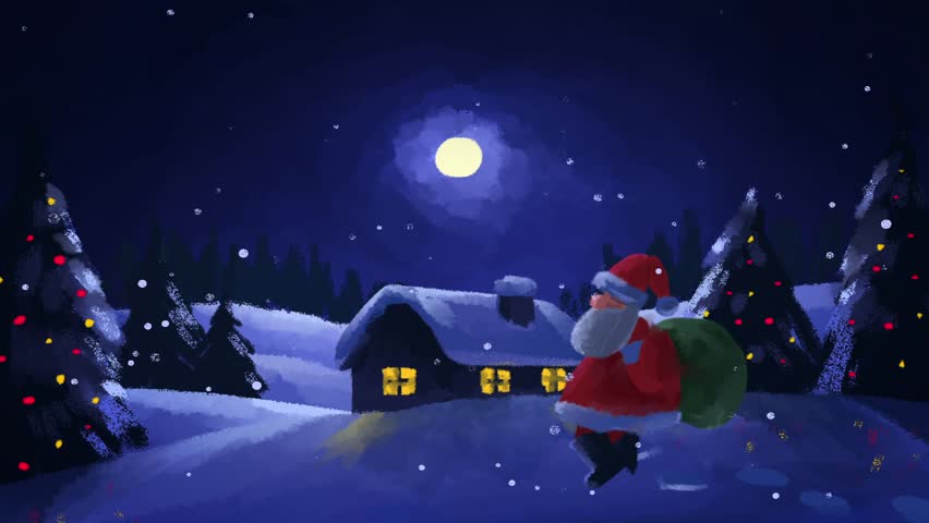 Seasonal Winter Animated Card In Stockvideos Filmmaterial 100