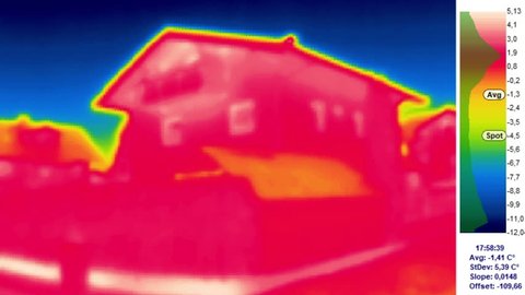 Thermografie Haus Stock Video Footage 4k And Hd Video Clips