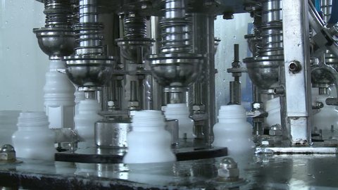 4k Seamless Looping Of One Stock Footage Video 100 Royalty Free - modern plant for bottling of yogurt in plastic bottles