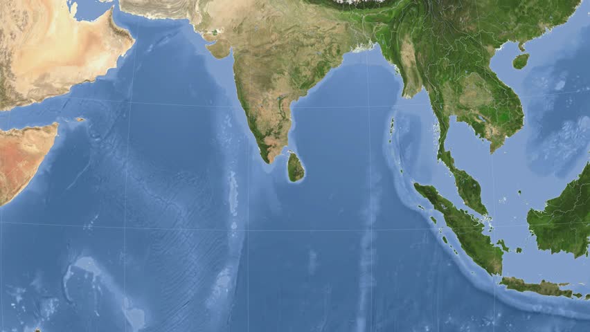 Sri Lanka Map Stock Footage Video | Shutterstock