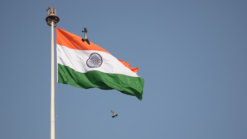 Indian Flag in Central Park in Delhi, India image - Free stock photo ...