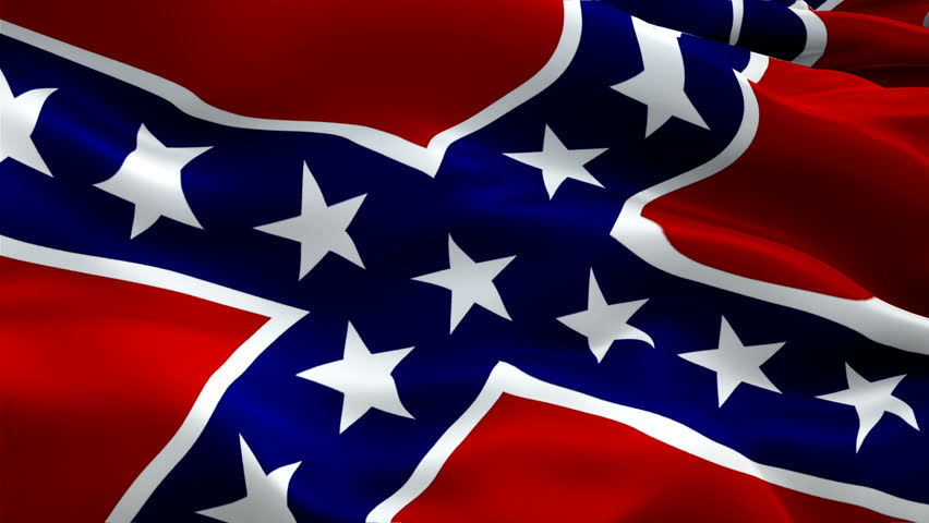 Confederate Flag Video Waving In Stock Footage Video 100 Royalty Free 1023706462 Shutterstock