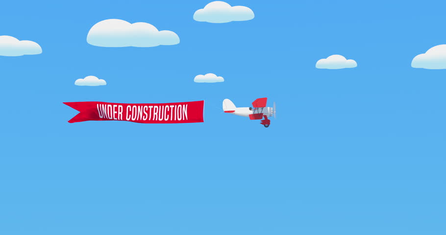 Under Construction Creative Motion Graphics Stock Footage Video