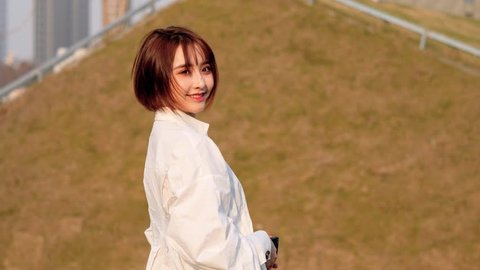 Asian Short Hair Girl Stock Video Footage 4k And Hd Video Clips