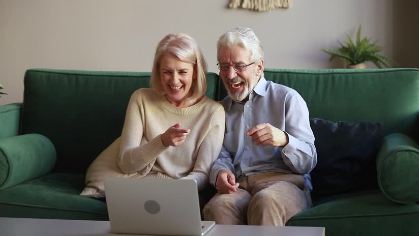 Happy Senior Old Couple Laughing Stock Footage Video 100 Royalty Free 1029041522 Shutterstock