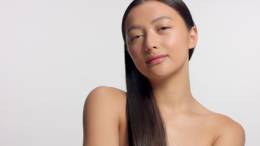 Mixed Race Asian Model In Stock Footage Video 100 Royaltyfree
