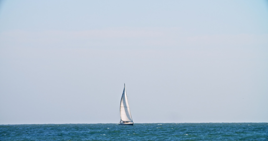 Landscape and Lake with Boats under the sky image - Free stock photo ...