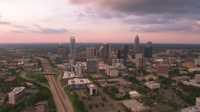 Financial District in Charlotte, North Carolina image - Free stock